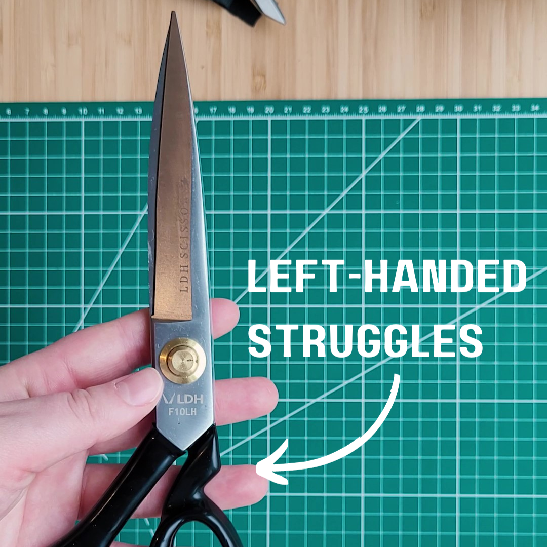 How to Transition to True Left-Handed Scissors – LDH Scissors Canada