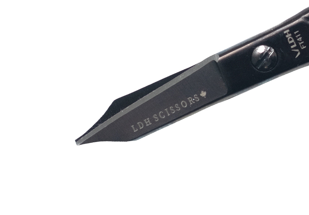 Midnight Edition Fine Tip Embroidery Scissors - 4"