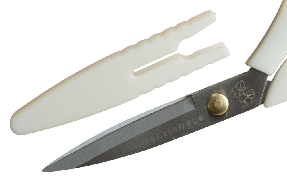 Bloom Series 8.5" Fabric Scissors - White