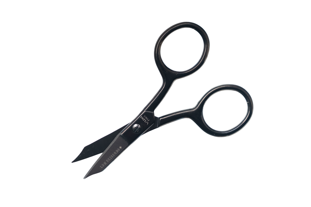 Midnight Edition Fine Tip Embroidery Scissors - 4"