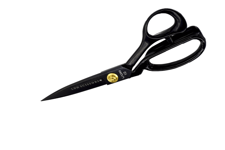 *SECONDS SALE* True Left-handed 10" Midnight Edition Fabric Shears - LDH Scissors 