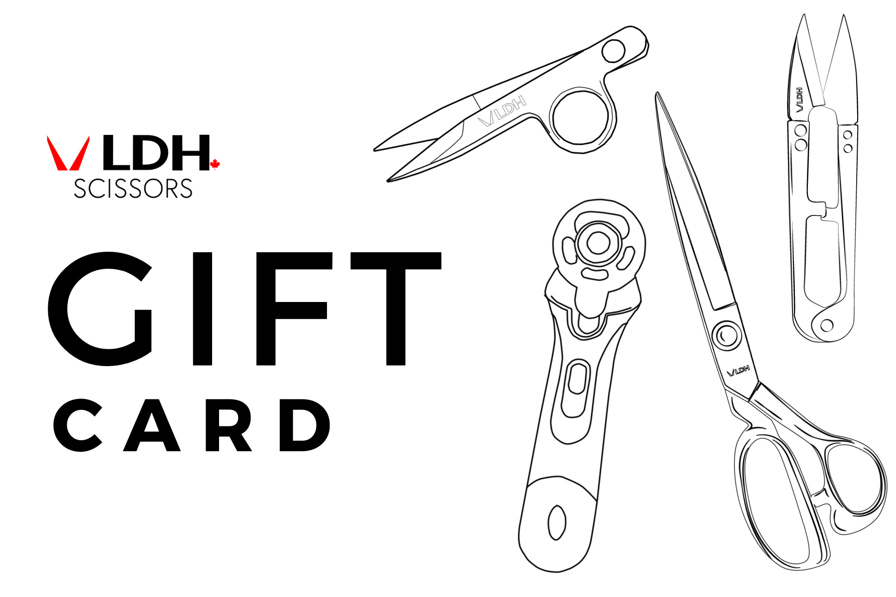 LDH Scissors Gift Card - LDH Scissors 
