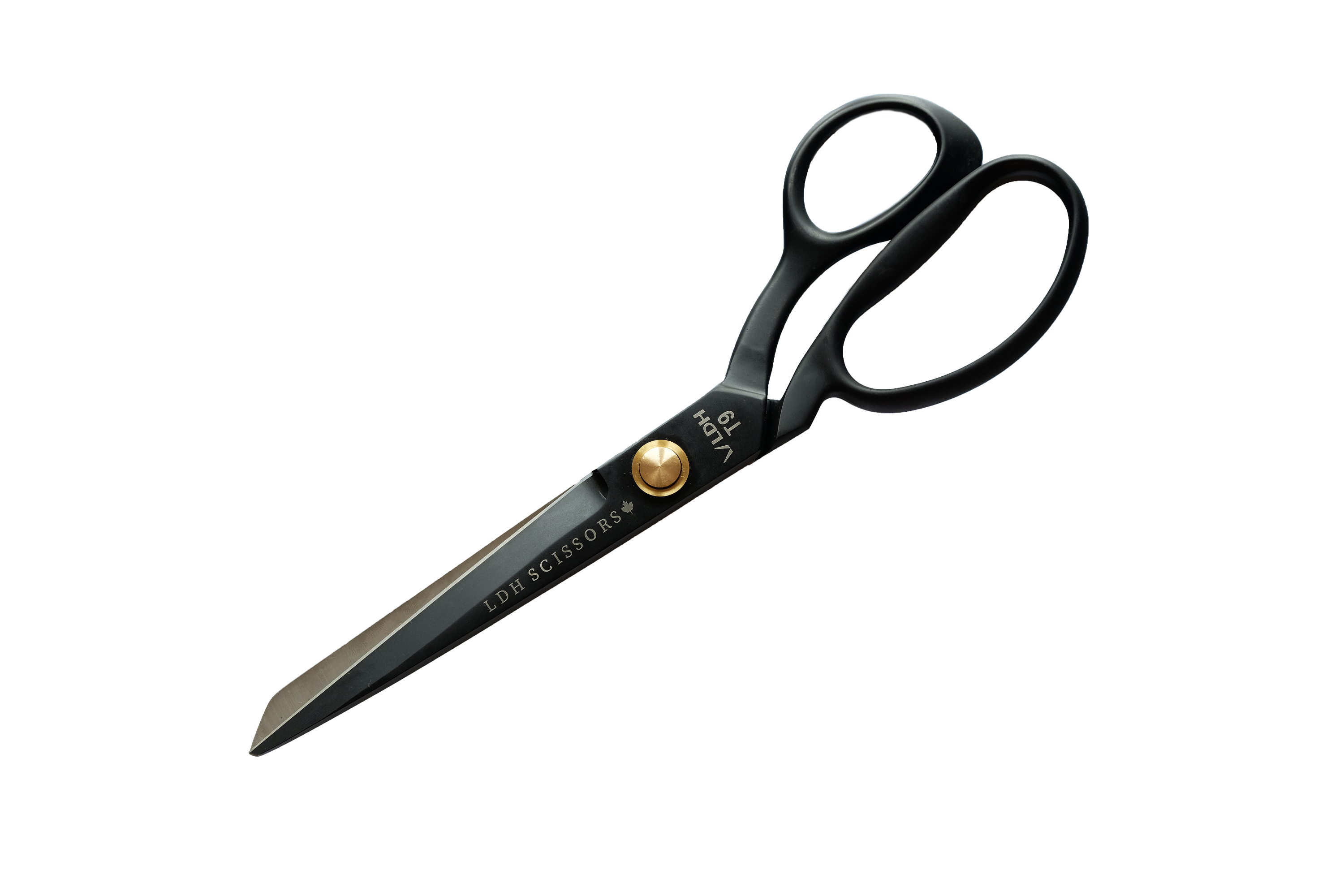 *SECONDS SALE* 9.5" Matte Black Fabric Shears - LDH Scissors 