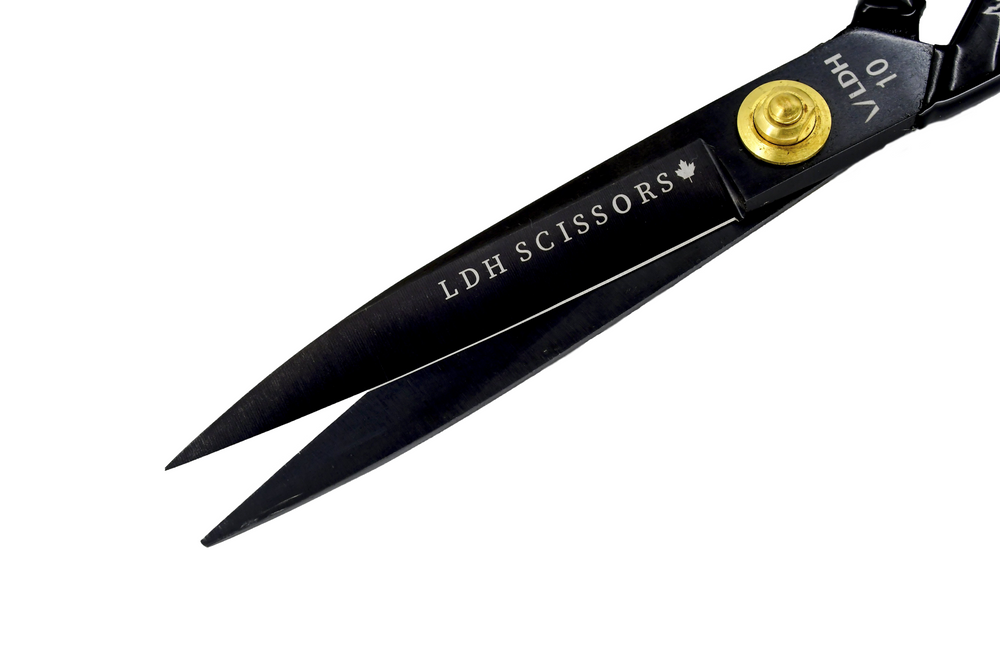 *SECONDS SALE* True Left-handed 10" Midnight Edition Fabric Shears - LDH Scissors 