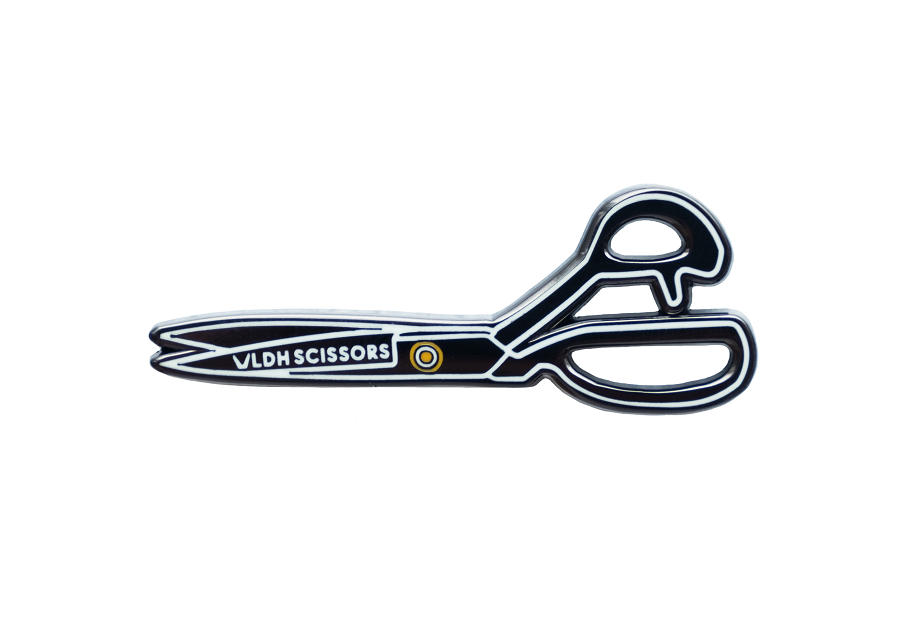 Midnight Edition Enamel Pin Fabric Shears LDH Scissors